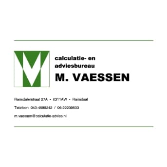 Calculatie en adviesbureau M. Vaessen